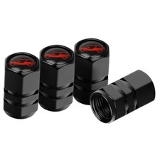 4pcs Car Tire Valve Stem Caps For Jeep Wrangler Accessories Aluminum Alloy Red