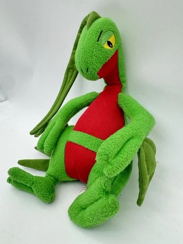 VTG 2004 Pokémon Grovyle Plush Hasbro Rare Green Leaf Figure Toy Ruby Sapphire