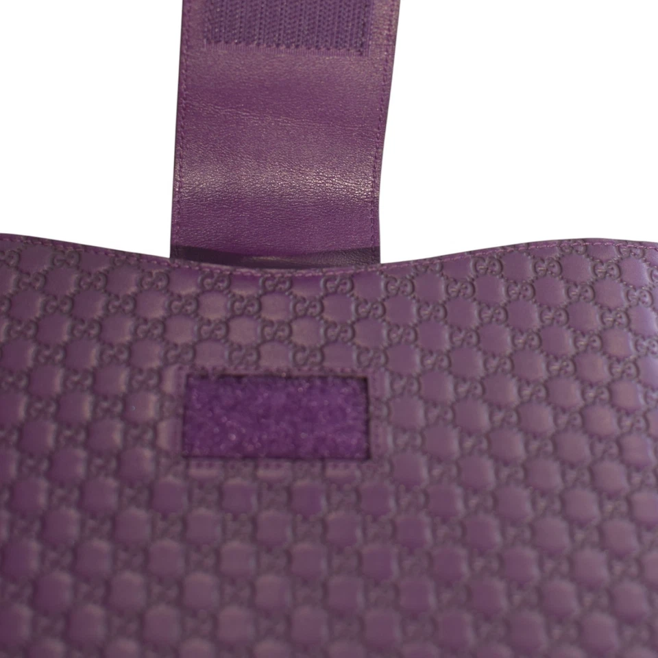 Gucci GG Guccissima Purple Leather iPad Case – Made in Italy - Image 3 of 4