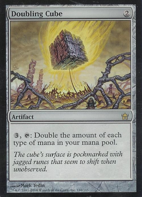 MTG English Doubling Cube NM Normal Fifth Dawn