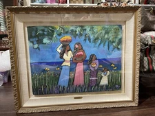 ANDREA SMITH  ORIGINAL WATERCOLOR AND SIGNED. 41”X33” INCHES FRAMED