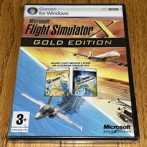 Microsoft Flight Simulator X Gold Edition - PC - Jeu Culte - Quasi Neuf