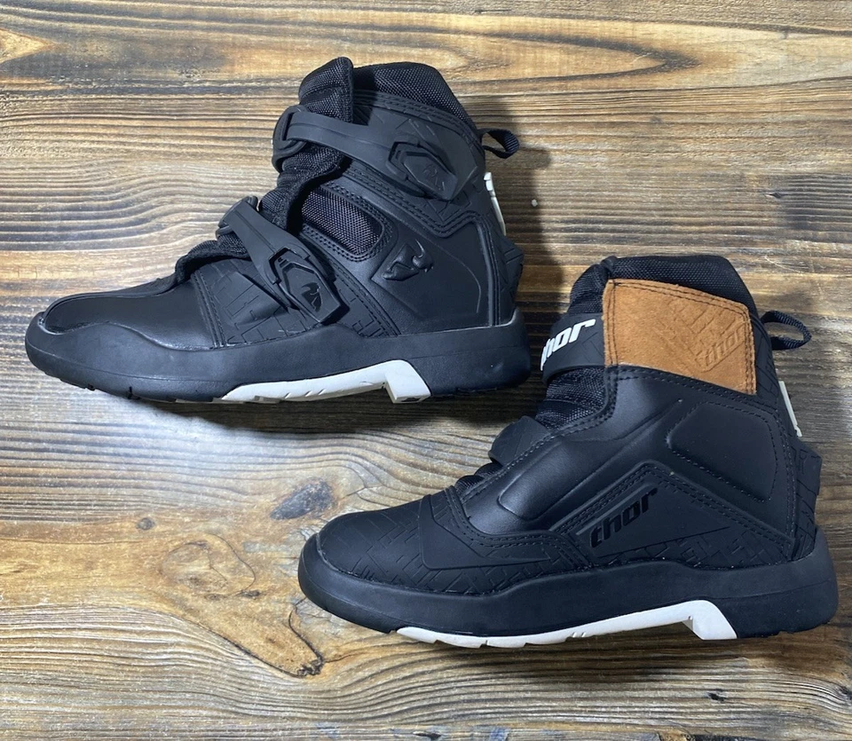 Botas Thor Blitz LS Color Cuero Negro Para Hombre Talla US 8 Offroad Riding Foto 4 de 4