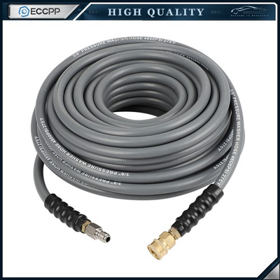 #ad 3 8quot; 4200 psi Hot Water Rubber Pressure Washer Hose 100ft Gray Brand New $117.29