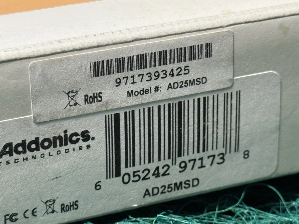 ADDONICS AD25MSD 2.5” mSATA HARD DRIVE Enclosure Kit - Image 4 of 4