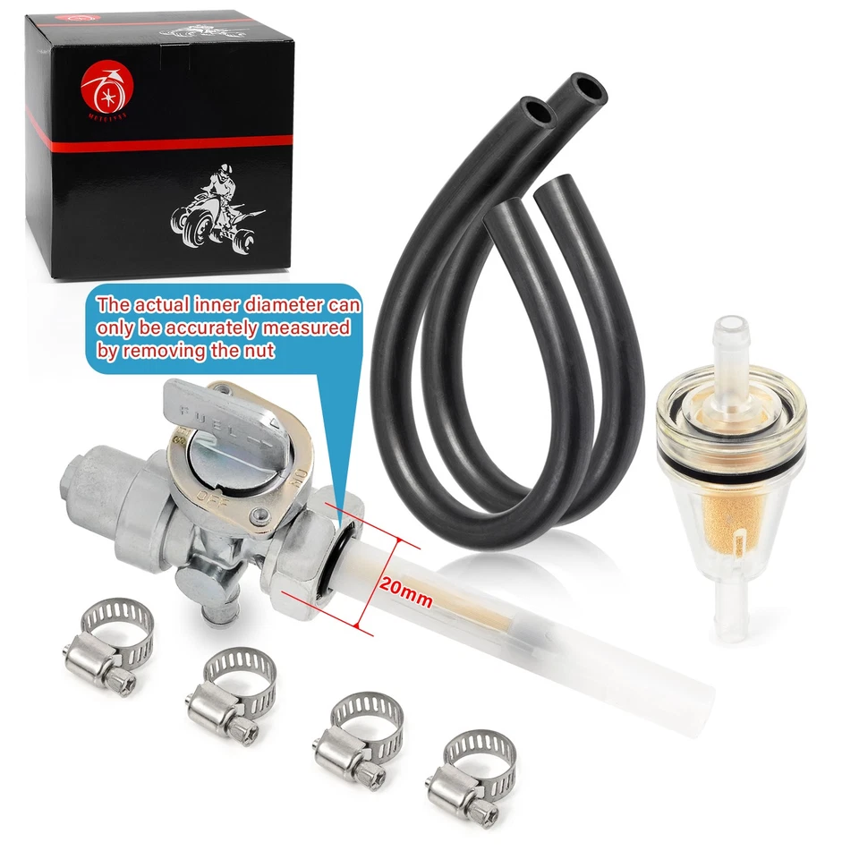 1982 82 For HONDA CB650 CB650SC CB750C CB750SC CB900C 20mm Fuel Valve Petcock - Image 2 of 4