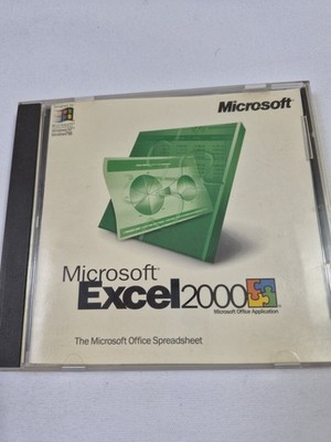Microsoft Excel 2000,  spreadsheet application from the Microsoft Office
