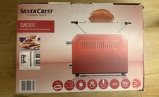 Silvercrest 2 Slot Toaster Red New Boxed Unused