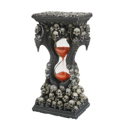 Sands Of Death Sanduhr Sand Timer Totenköpfe 19cm Gothic Goth Skelett