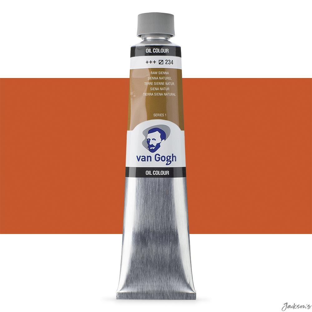 Royal Talens Van Gogh Oil Paint Tube 200ml Raw Sienna S1 For Artists