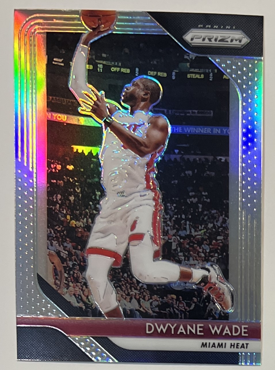 2018-19 Panini Prizm Basketball #206 Dwyane Wade Silver Prizm