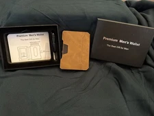 SERMAN BRANDS Money Clip Wallet - Mens Wallets Slim Front Pocket RFID Blocking