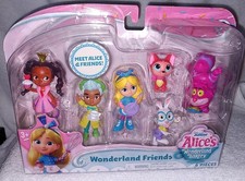Disney Junior Alice's Wonderland Bakery Friends Figure Set 6pk New