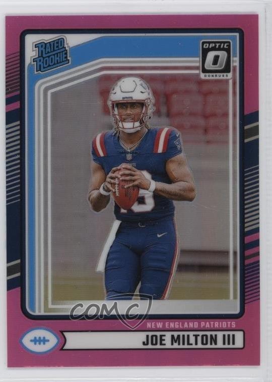 Joe Milton Panini Donruss #319 Preview Pink Optic