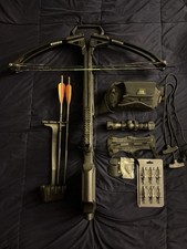 Barnett Wildcat C5 Black Crossbow with Scope, Arrows, Quiver, and Accessories