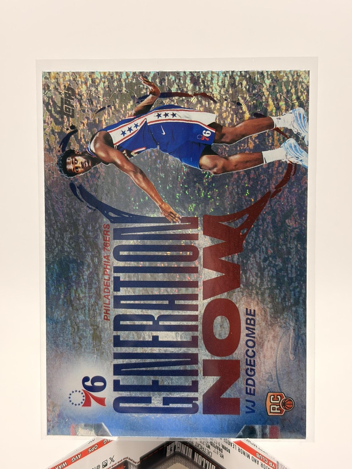 2025-26 Topps #GN-3 VJ Edgecombe Generation Now Holo Foil