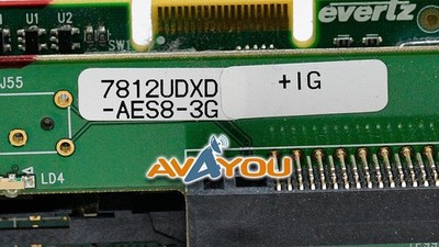 Evertz 7812UDXD-AES8-3G+IG 3G/HD Up/Down/Cross Converter Dual Format +3RU +IG