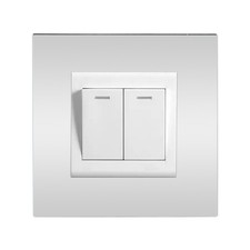 1-10 Single or Double Socket Finger Plate Light Switch Plug Surround Panel Cover