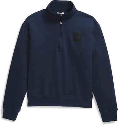 #ad The North Face Large Box Half Dome 1 4 Zip Summit Navy Blue Pullover NWT $22.99
