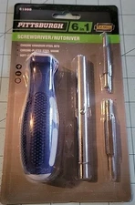 Pittsburgh Brand: 6-In-1 Screw & Nut Driver Set - Brand New With Free Shipping