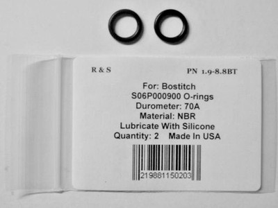 2 Bostitch S06P000900 O-Rings / R&S 1.9-8.8BT / NBR Material