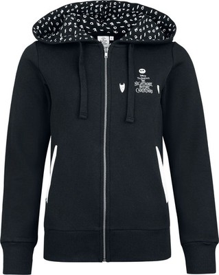The Nightmare Before Christmas Kapuzenjacke Damen Jack Skellington schwarz