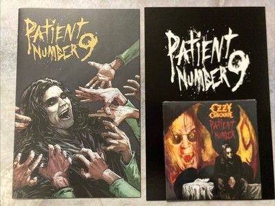 PATIENT NUMBER 9 OZZY OSBOURNE CD ALBUM AND VARIANT PX MCFARLANE COMIC BOOK BF