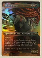 Amarant Coral (Borderless) - Commander: Final Fantasy Foil Rare
