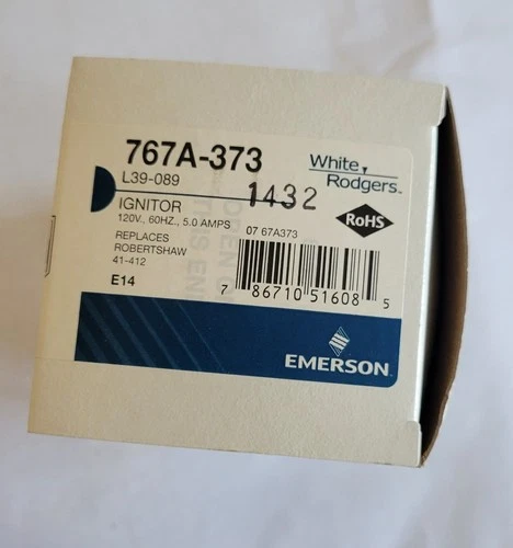 White Rodgers/Emerson hot surface ignitor 767A-373