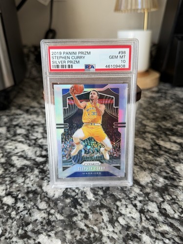 2019 Panini Prizm Stephen Curry Silver Prizm #98 PSA 10 Gem Mt