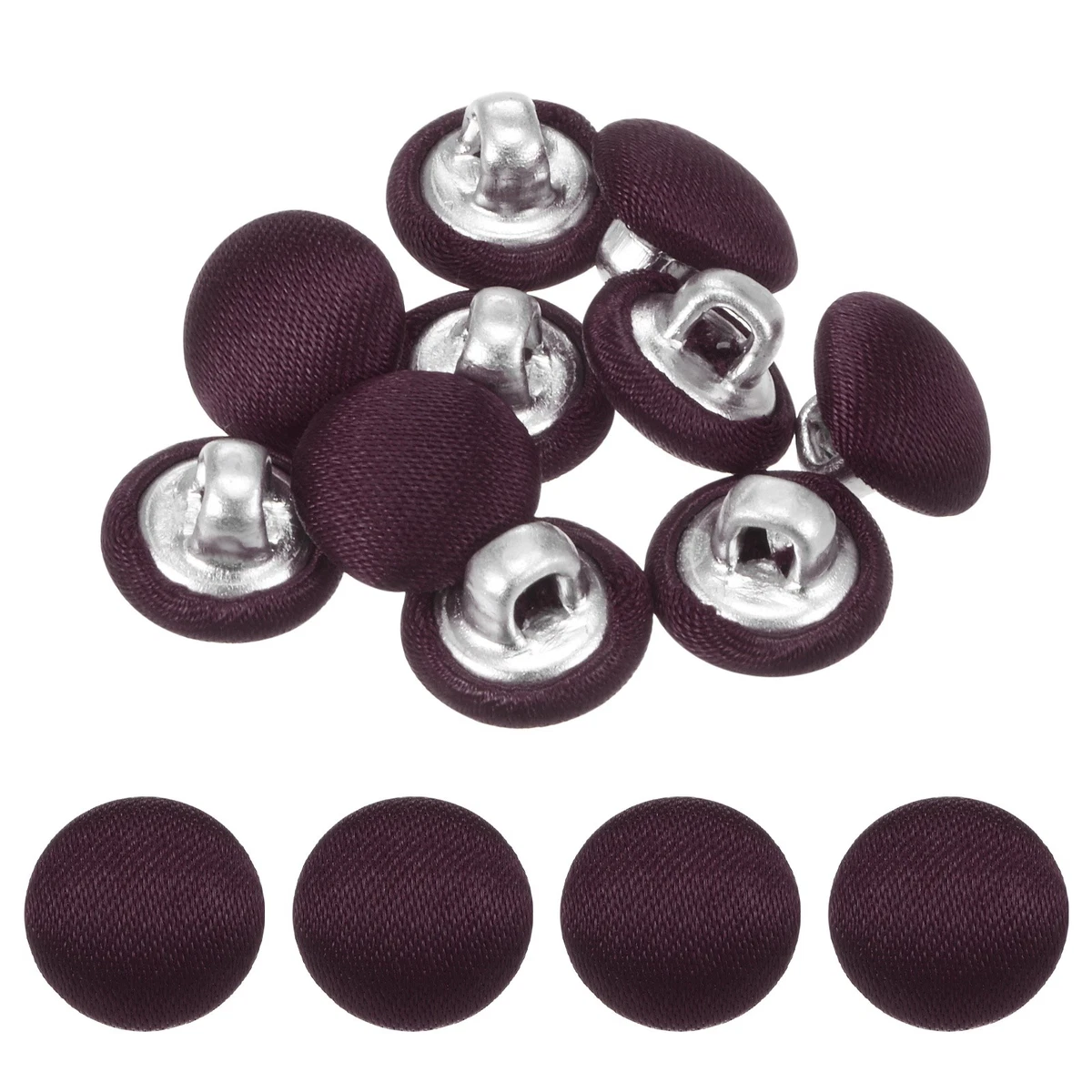 Kit Copri Bottoni Fai-da-te – 205 Pezzi – 5 Dimensioni (1,5-3,8 Cm) Con Strumenti Di Installazione – Alluminio