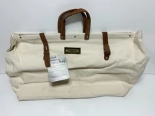 Klein Tools (McGuire-Nicholas) 20” Heavy-Duty Canvas Utility Tool Bag, Leather