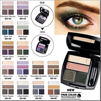 Avon True Color Eyeshadow Quad. Choose Shade. New With or Without Box