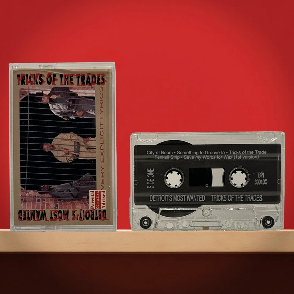 •DETROIT’S MOST WANTED - TRICKS OF THE TRADE• ~1990 OG PRESSING~ (CASSETTE TAPE) - Image 2 of 4