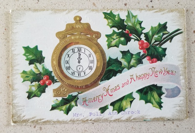Vintage / Antique CHRISTMAS Postcard 3 1/2" by 5 1/2"