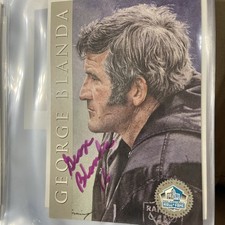 George Blanda 1998 Football Hall Of Fame Signature Autograph Post Card /2500