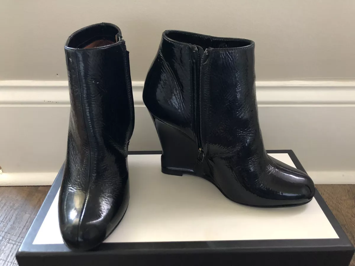 Lanvin wedge boots cheap
