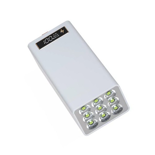 White Detachable Battery Case LCD Display Power Bank Shell Charger Box A - Picture 3 of 8