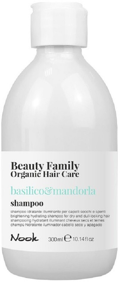 NOOK SHAMPOO IDRATANTE CAPELLI SECCHI SPENTI BASILICO & MANDORLA 300ML