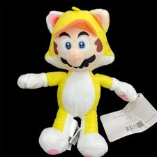 Nintendo Super Mario Plush Cat Costume Basic Fun Stuffed Toy Hang Tag 2022 8”