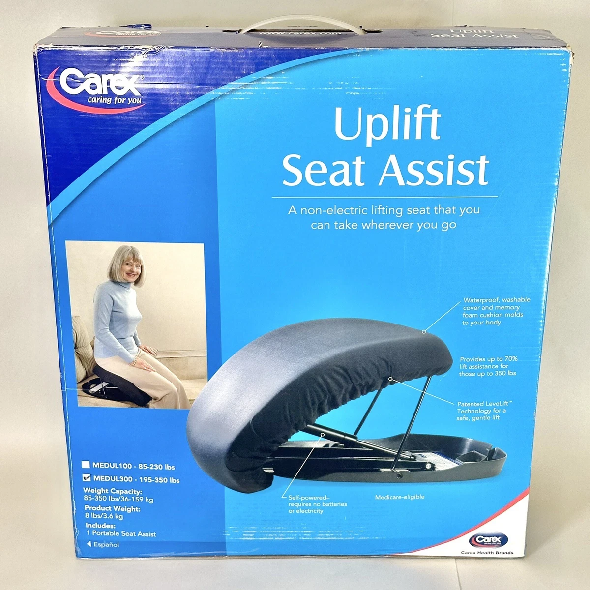 Carex Uplift Assist Seat MEDUL300 Up to 350 Pounds New eBay