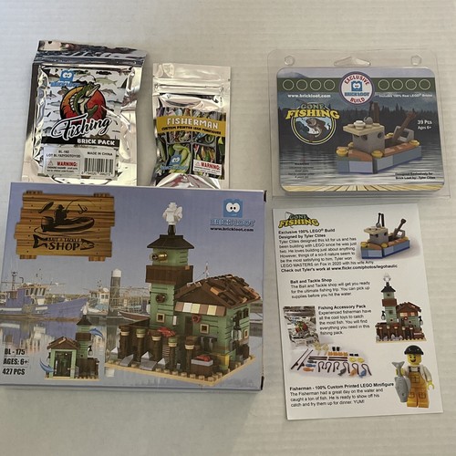 Brick Loot - Bait & Tackle Shop 427 PCS (BL-175 W/Additional Kit Add Ons)