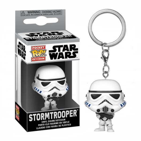 Star Wars Stormtrooper SchlüSselanhäNger Funko Pocket Pop! Vinyl Neu Ovp-image