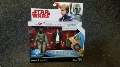 Star Wars Force Link Boba Fett And Han Solo