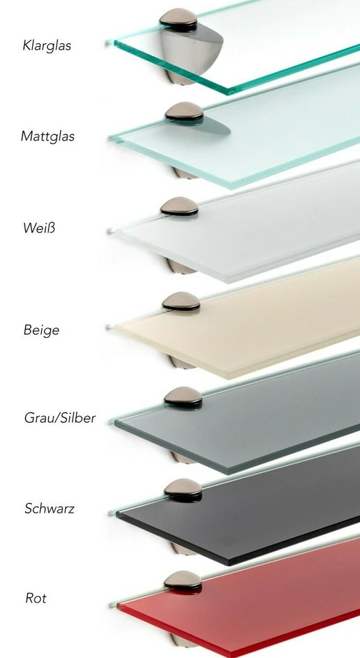 Glasregal Glasboden Regal aus Glas Wandregal Badregal Ablage Regale Glasscheibe - Bild 2 von 4