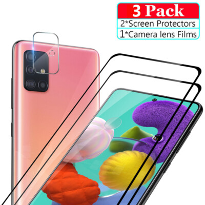 For Samsung Galaxy A51 A71 4G/5G Full Tempered Glass Protector