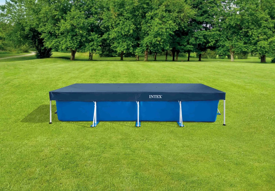 INTEX Poolabdeckung Rechteckig Poolplane Abdeckplane für Pools 460 x 226 cm - Bild 2 von 2