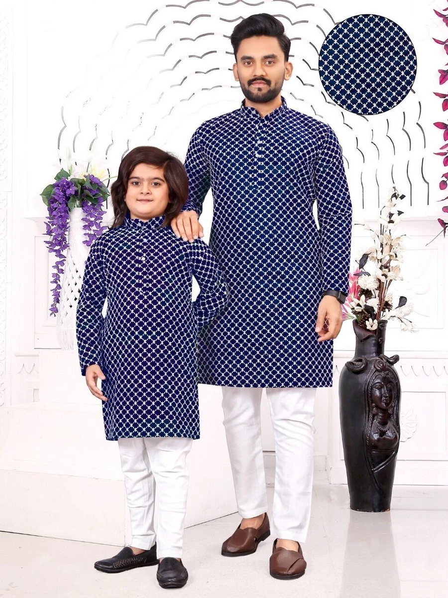 Dad son shop ethnic wear