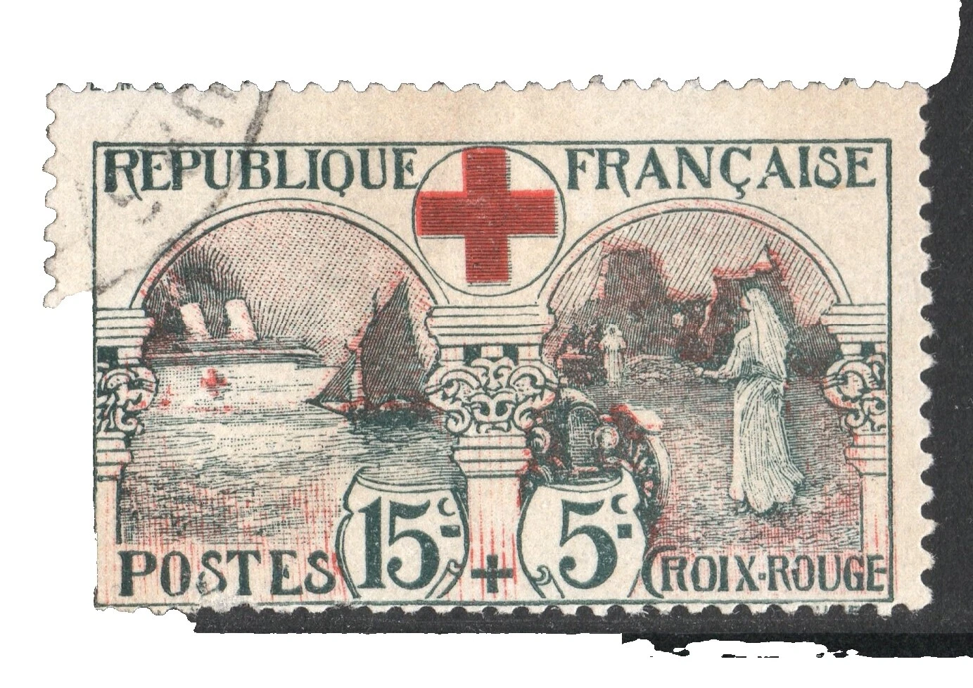 French Used Red Cross French & Colonies Stamps