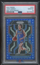 PSA 10 JOSH GIDDEY 2021 PRIZM ROOKIE RC SP NBA 75TH Anniversary  bulls superstar